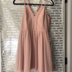 Bcbg blush dress